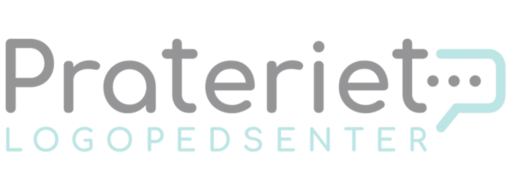 Prateriet Logopedsenter lys logo
